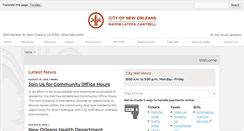 Desktop Screenshot of nola.gov