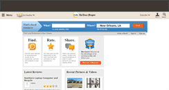 Desktop Screenshot of businessfinder.nola.com